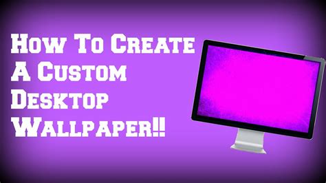 Different ways to create a wallpaper using a free .